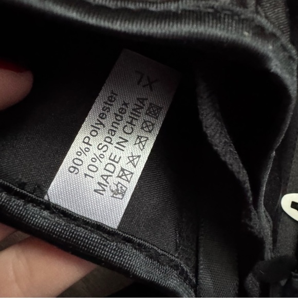 NWT Black Corset Waist Cincher XL goth satin glam fairy cosplay - Picture 4 of 5